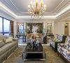 静安府邸大平层项目装修欧式古典风格设计，上海腾龙别墅设计作品，欢迎品鉴