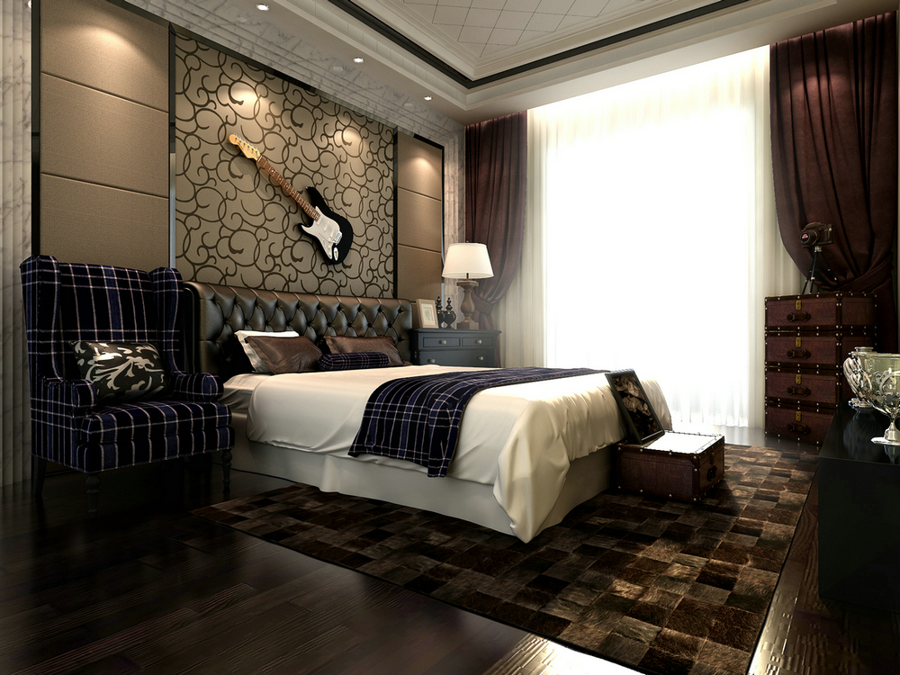 宫 别墅装修 美式古典 腾龙设计 卧室图片来自腾龙设计在1000平豪宅项目 宫 美式古典风格的分享