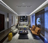 汤臣一品大宅项目装修新中式风格设计方案展示，上海腾龙别墅设计作品，欢迎品鉴
