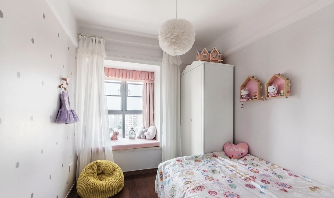混搭 三居 卧室图片来自言白设计在混搭风格的分享