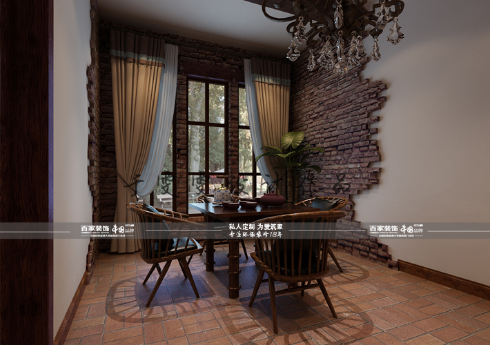 别墅 碧桂园 美式风格 餐厅图片来自百家设计小刘在碧桂园300平美式风格半包15万的分享