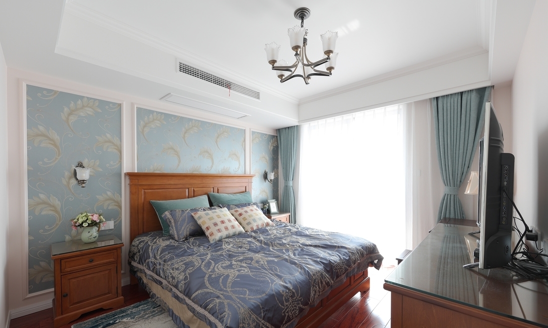 三居 美式 卧室图片来自言白设计在心航的分享