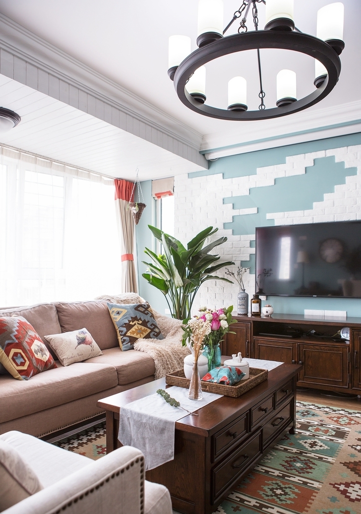 客厅图片来自言白设计在美式风格的分享