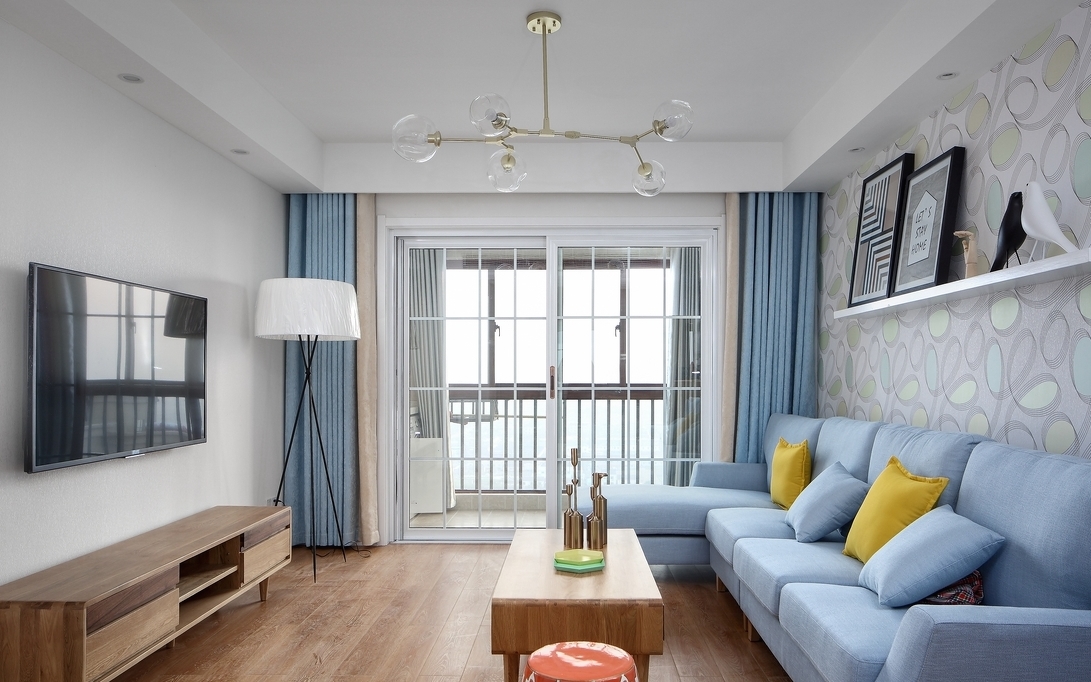 欧式 三居 客厅图片来自言白设计在北欧家的分享
