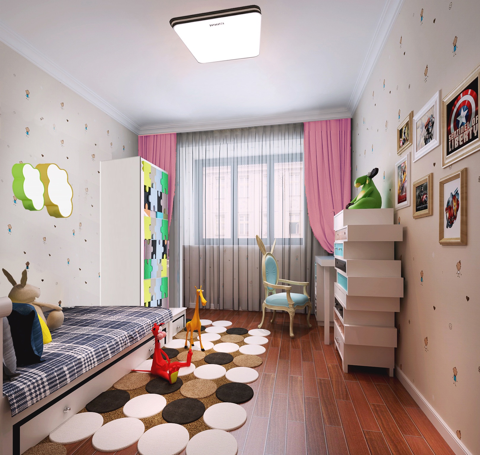 简约 三居 大户型 复式 白领 80后 小资 旧房改造 儿童房图片来自高度国际姚吉智在尽显时尚气质 新奥洋房110平米的分享