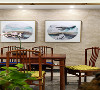 御沁园别墅项目装修新古典中式风格设计方案展示，上海腾龙别墅设计作品，欢迎品鉴