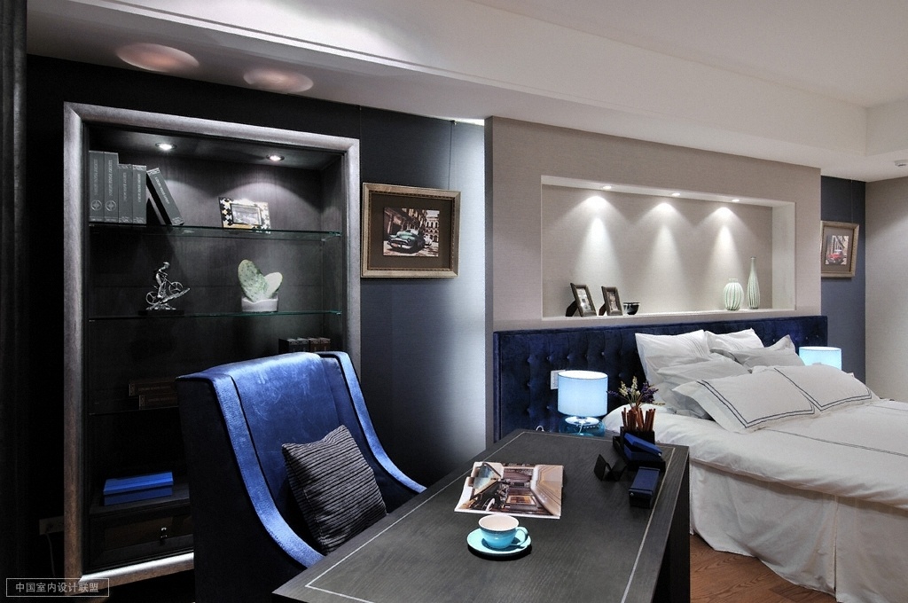 财富海景 装修设计 欧式古典 腾龙设计 卧室图片来自孔继民在财富海景大宅项目完工实景的分享