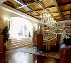 保利茉莉公馆别墅项目装修美式古典风格设计，上海腾龙别墅设计作品，欢迎品鉴