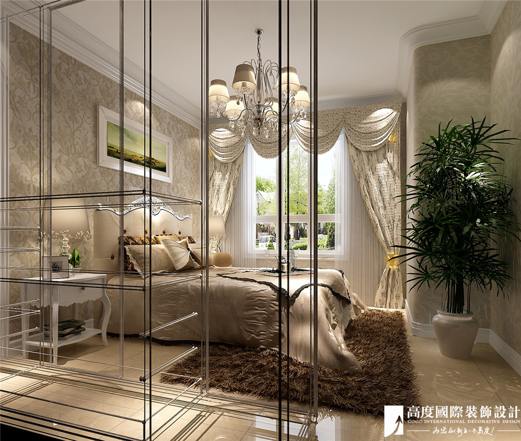 卧室图片来自北京高度国际在万德福广场--简欧风格的分享