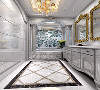 昆山富力湾别墅项目装修法式风格设计，上海腾龙别墅设计作品，欢迎品鉴