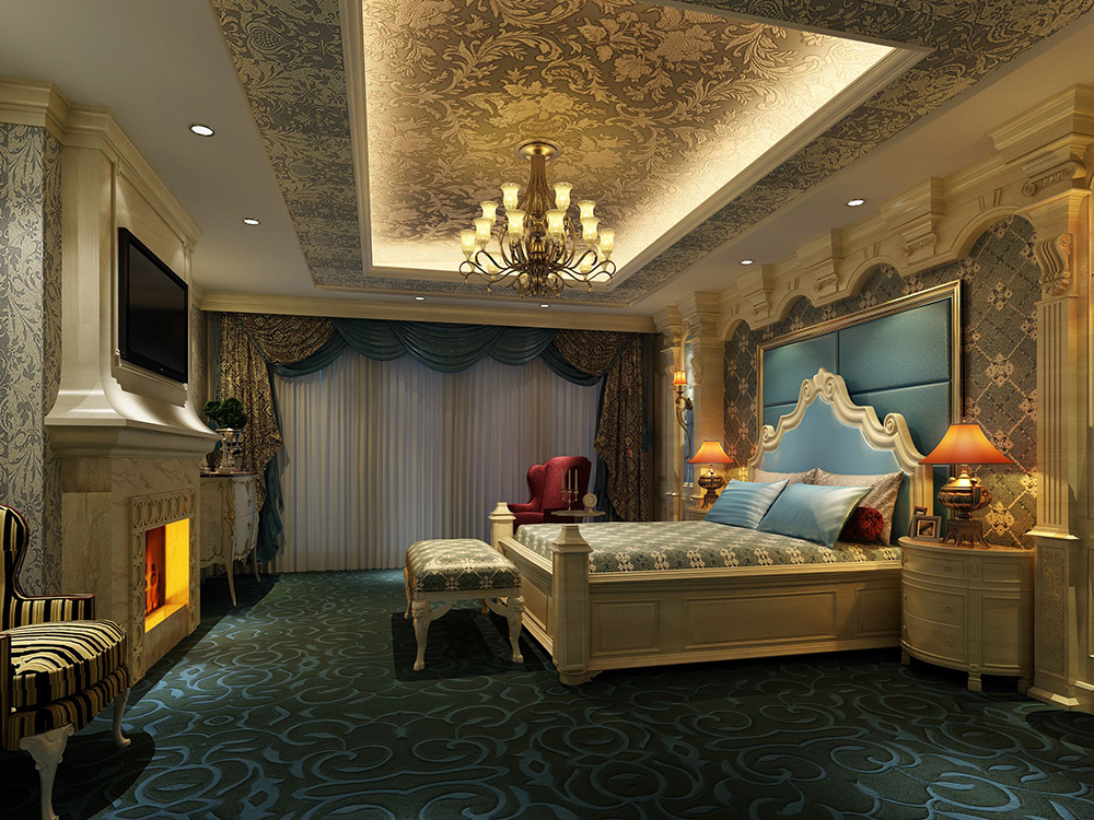 法兰西世家 别墅装修 欧式古典 腾龙设计 卧室图片来自孔继民在法兰西世家别墅欧式古典风格的分享