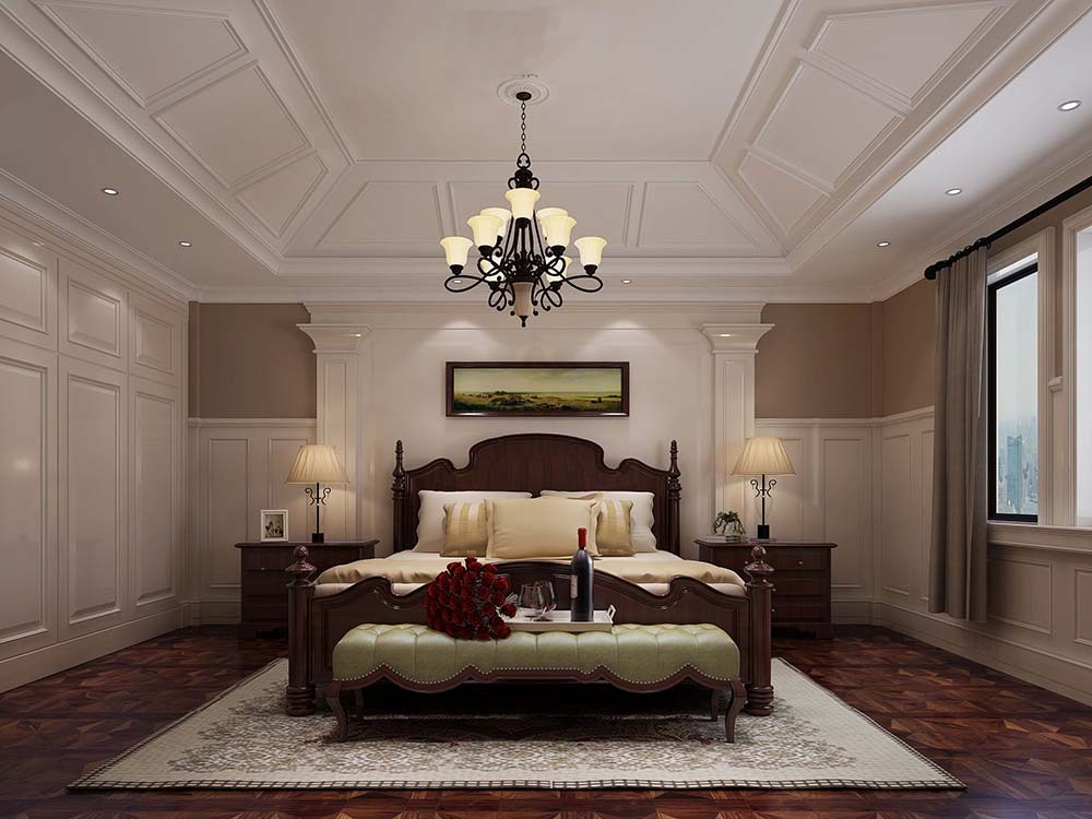 圣安德鲁斯 装修设计 欧美古典 腾龙设计 卧室图片来自孔继民在圣安德鲁斯庄园别墅新古典欧美的分享