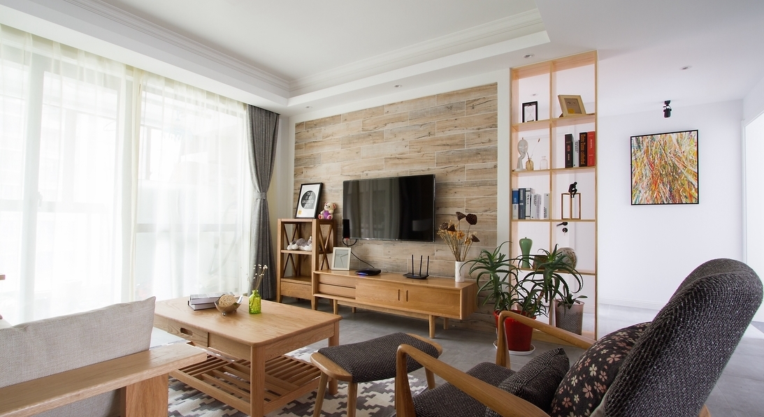 简约 三居 客厅图片来自言白设计在和式风格的分享