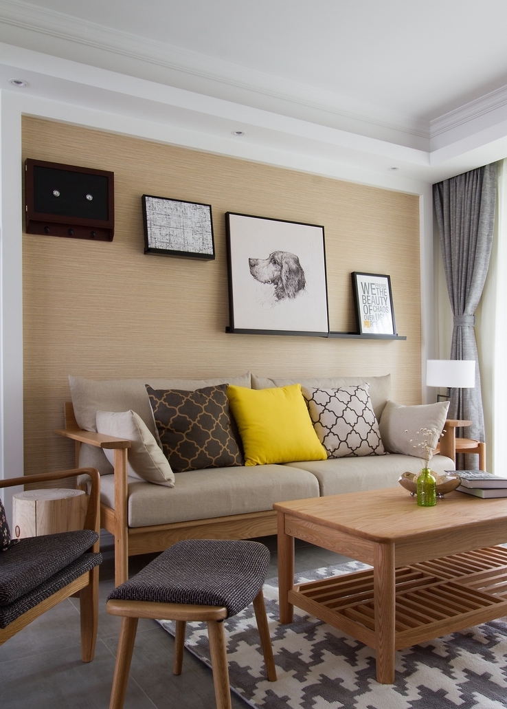 简约 三居 客厅图片来自言白设计在和式风格的分享