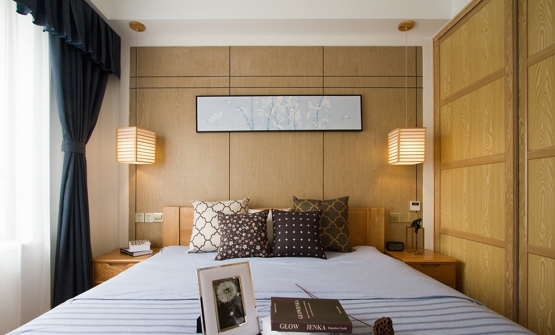 简约 三居 卧室图片来自言白设计在和式风格的分享