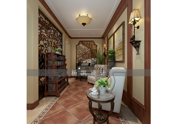 别墅 华润橡树湾 地中海风格 客厅图片来自百家设计小刘在华润橡树湾600平地中海风格的分享