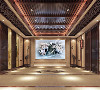 棕榈泉花园别墅项目装修新中式风格设计，上海腾龙别墅设计作品，