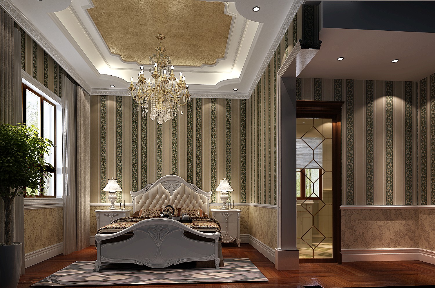 卧室图片来自北京高度国际在格拉斯小镇奢华欧式风格的分享