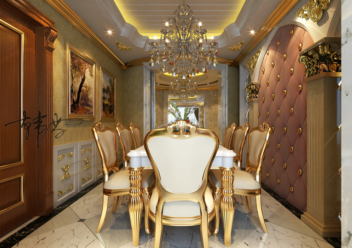 欧式 远洋公馆 餐厅图片来自百家装饰LL在远洋公馆的分享