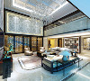 四季雅苑别墅项目装修新中式风格设计，上海腾龙别墅设计作品，欢迎品鉴