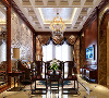 东海御庭别墅项目装修新中式风格设计，上海腾龙别墅设计作品，欢迎品鉴