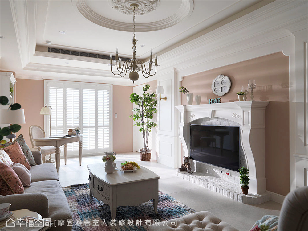 乡村风格 小资 80后 旧房改造 收纳 白领 客厅图片来自幸福空间在99平巴黎日光公寓的浪漫香颂！的分享
