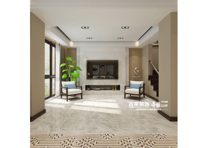 客厅图片来自沈阳百家装饰小姜在金地铂悦430平现代风格的分享