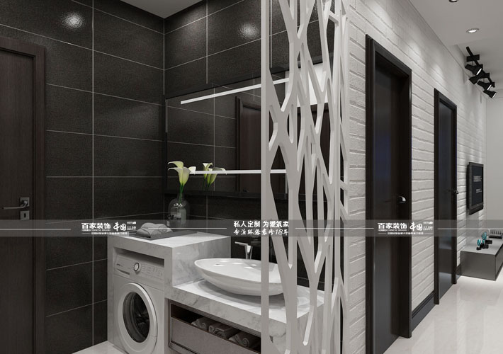 卫生间图片来自沈阳百家装饰小姜在碧桂园89平现代风格的分享