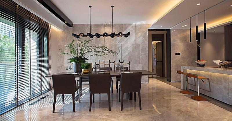仁恒滨江 现代风格 腾龙设计 餐厅图片来自孔继民在仁恒滨江大平层现代风格设计的分享
