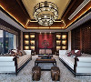 汤臣高尔夫别墅项目装修东南亚风格设计，上海腾龙别墅设计作品，欢迎品鉴