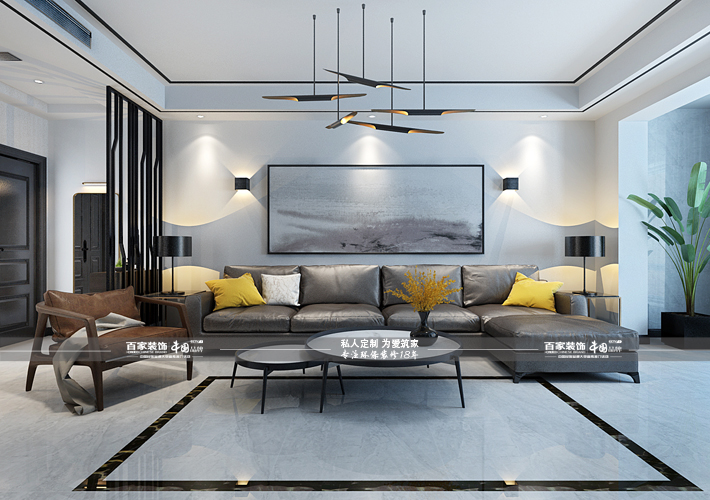 三居 后现代风格 奥园国际 客厅图片来自百家设计小刘在奥园国际125平后现代风格的分享