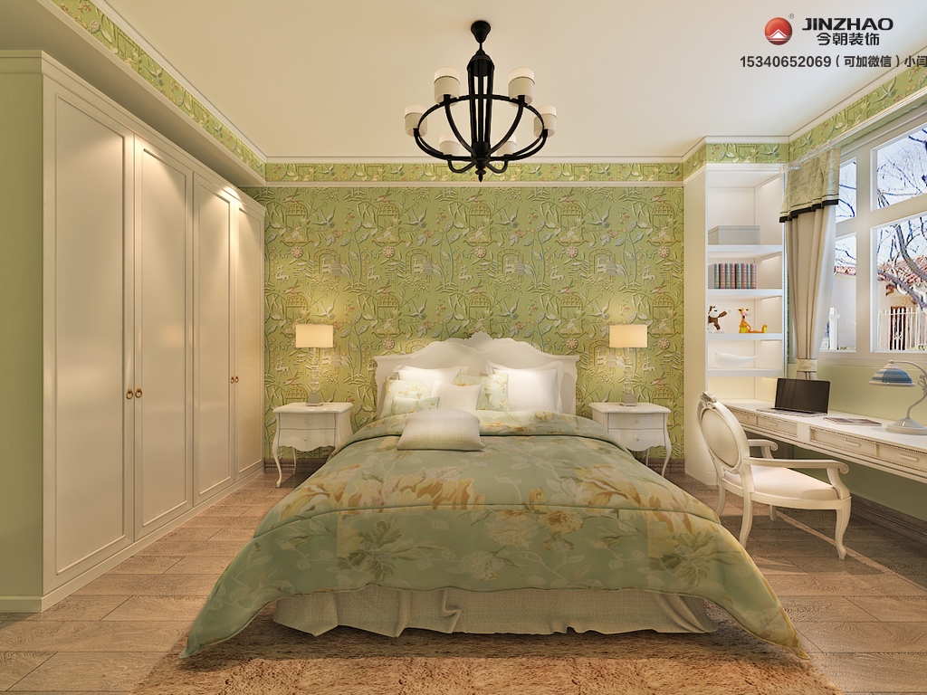 卧室图片来自装家美在龙城壹号157平米-现代简约的分享