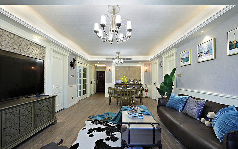客厅图片来自家装大管家在100平美式休闲3居 和谐舒适生活的分享