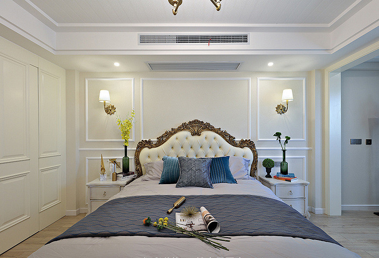 卧室图片来自家装大管家在100平美式休闲3居 和谐舒适生活的分享