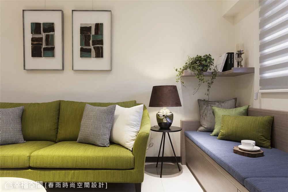 现代风格 装修设计 小资 客厅图片来自幸福空间在85平休闲“单身贵族”宅！的分享