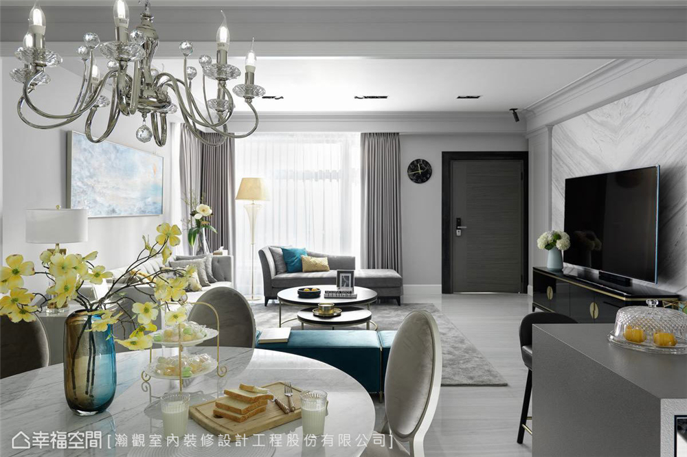 别墅 装修设计 古典风格 客厅图片来自幸福空间在198平，感受雅质生活的582美学的分享