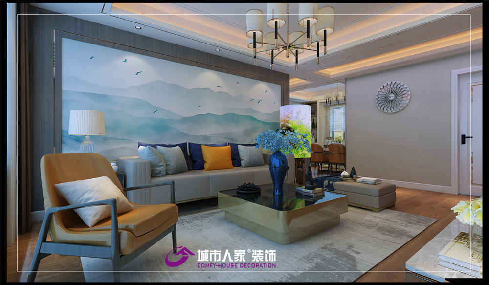 简约 客厅图片来自济南城市人家装修公司-在映月紫云城装修案例效果图的分享