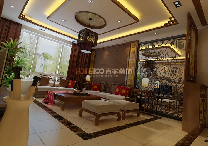 三居 中海城 130 客厅图片来自百家装饰LL在中海城 130的分享