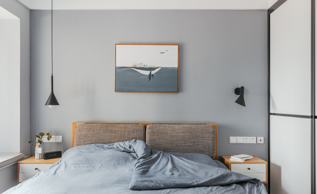 简约 三居 卧室图片来自言白设计在简洁的分享
