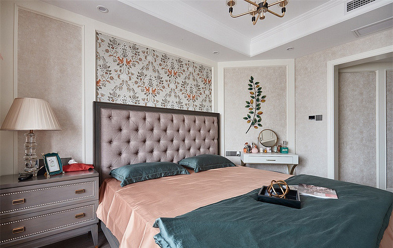 卧室图片来自家装大管家在118平现代简约3居 实用又时尚的分享