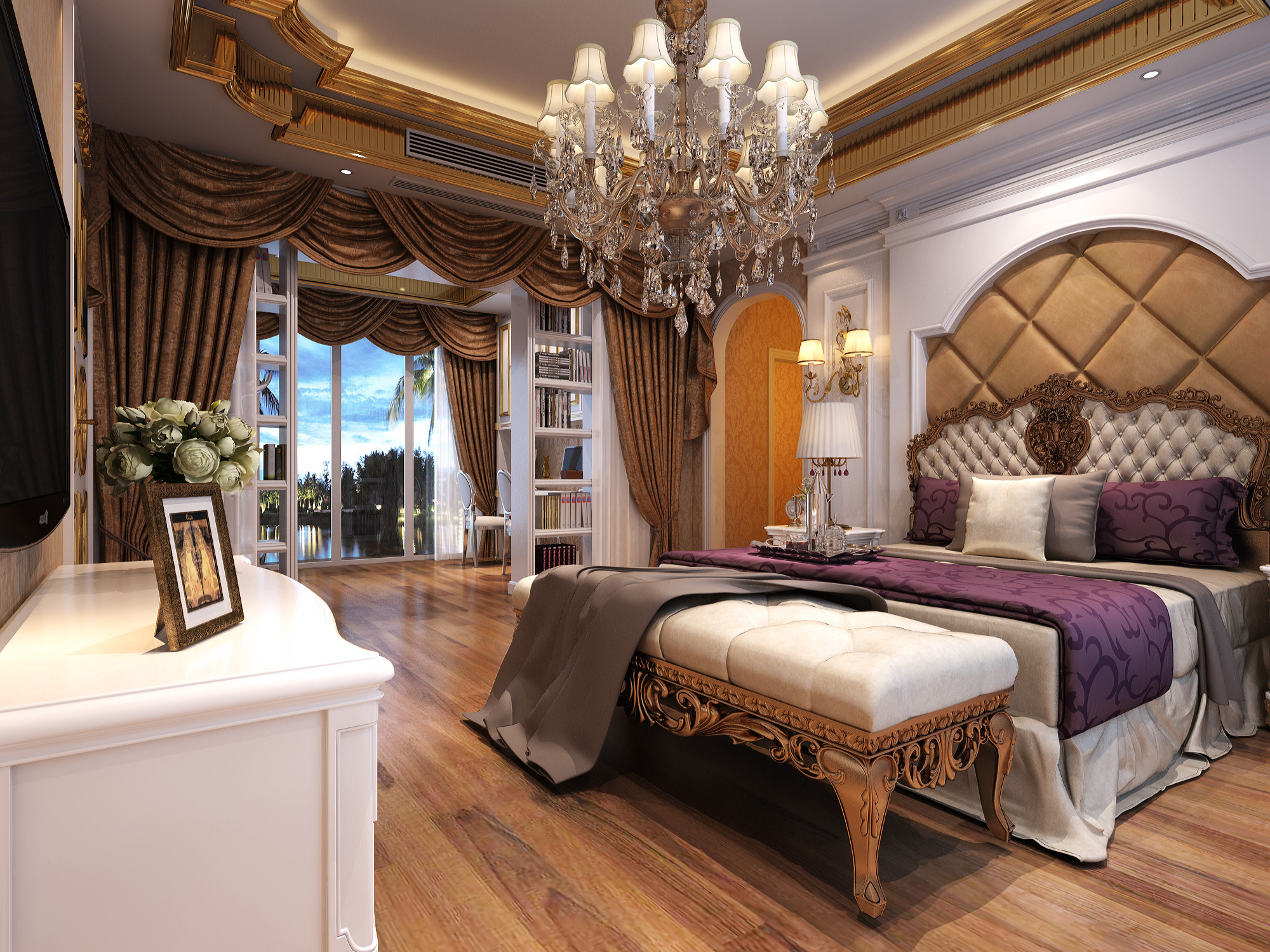 欧式 卧室图片来自优家馆装饰在现代欧式的分享