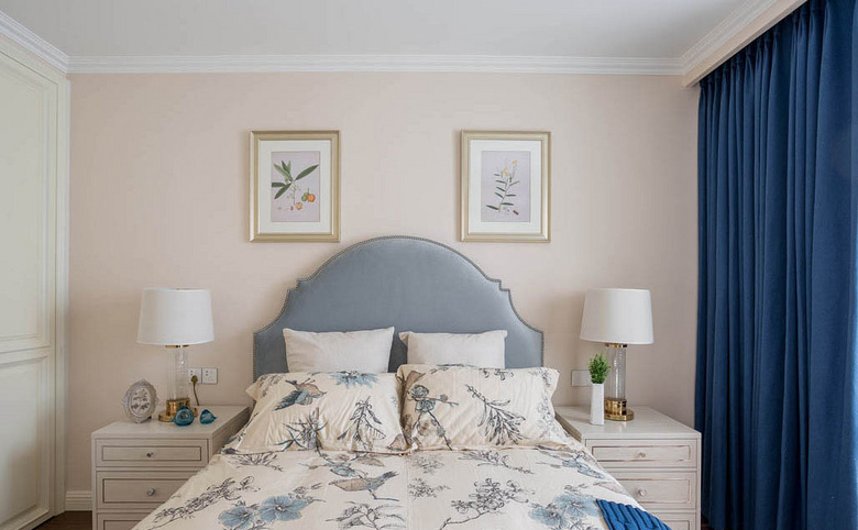 卧室图片来自家装大管家在120平美式舒适3居 都市慢生活的分享