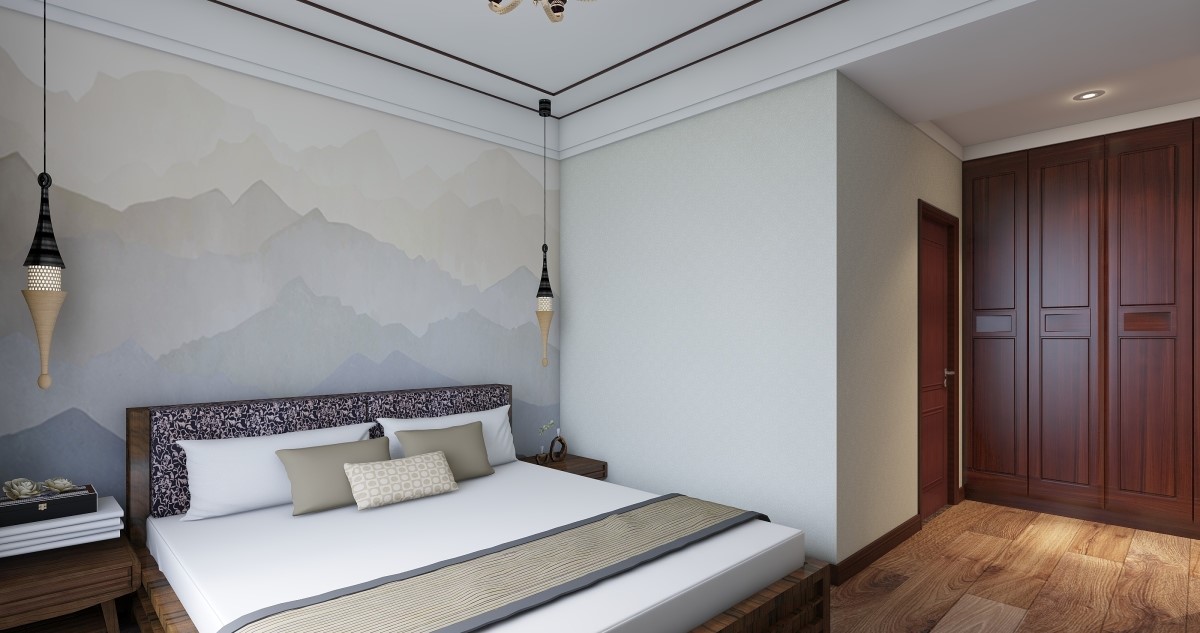 新中式 三居 客厅 卧室 成熟图片来自居然设计家在府东天地的分享
