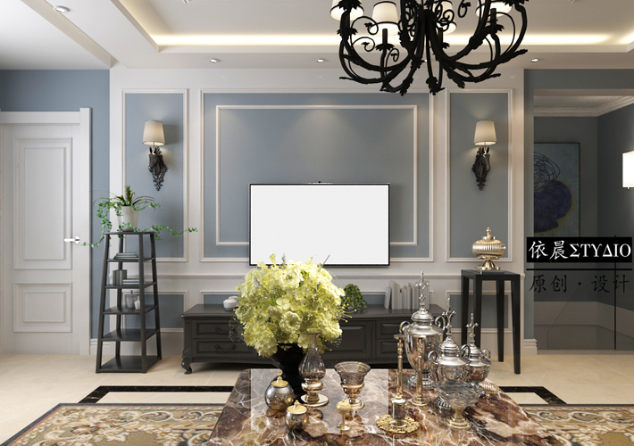 百家装饰 欧式风格 沈阳装修 室内设计 客厅图片来自百家装饰--小莹在280平欧式风格设计的分享