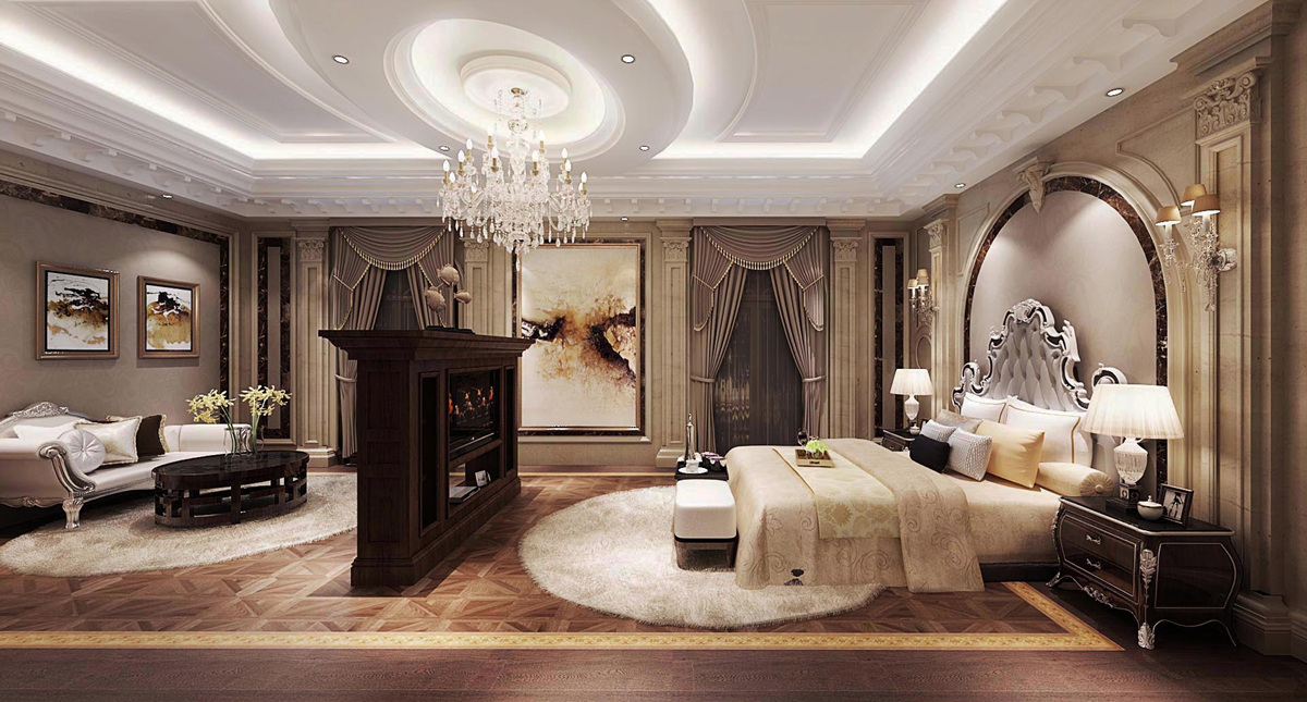 圣安德鲁斯 庄园别墅 新古典法式 腾龙设计 别墅设计师 卧室图片来自孔继民在圣安德鲁斯庄园别墅法式设计的分享