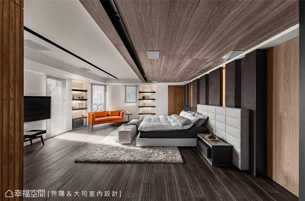 现代风格 装修设计 小资 卧室图片来自幸福空间在340平， 细节堆砌人文魅力的分享