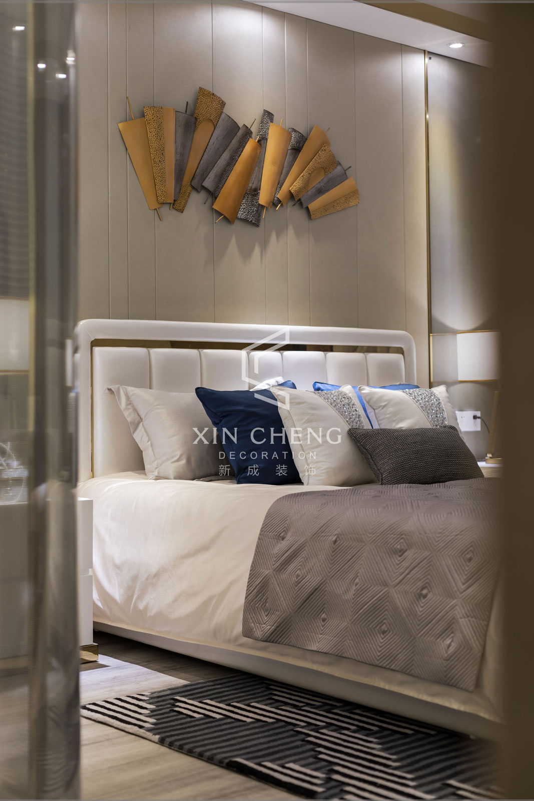 欧式 轻奢 卧室图片来自乐山新成装饰在5分钟的半径值生活的分享