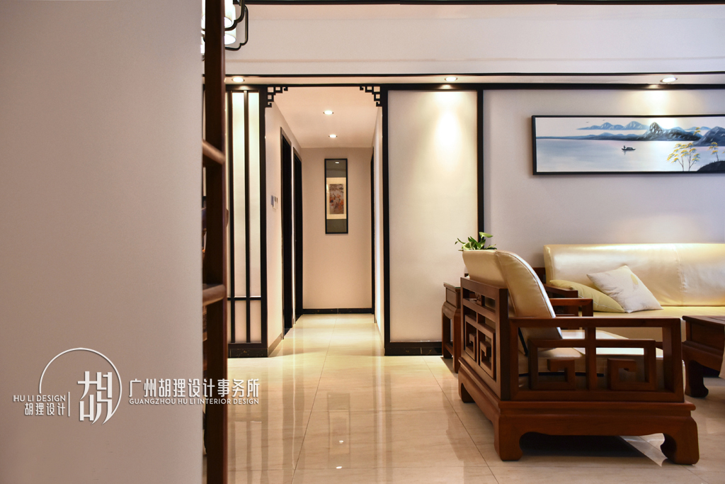 新中式 客厅图片来自设计师胡狸在执子之手，与子偕老的分享