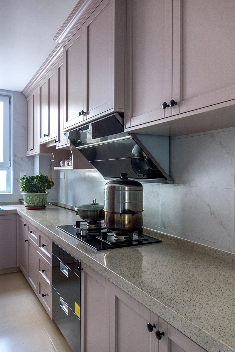 厨房图片来自西安紫苹果装饰工程有限公司在120平的分享