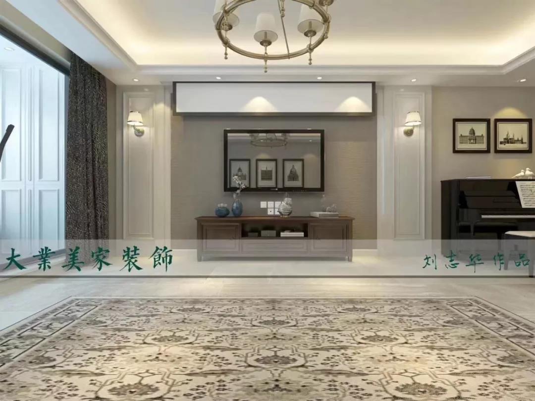 美式 玄关图片来自大业美家 家居装饰在现代美式风格186㎡装修案例的分享